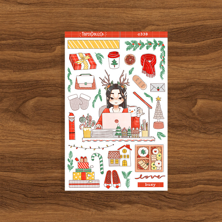 Busy| Joy to the Dolly World | Collection Stickers | c338