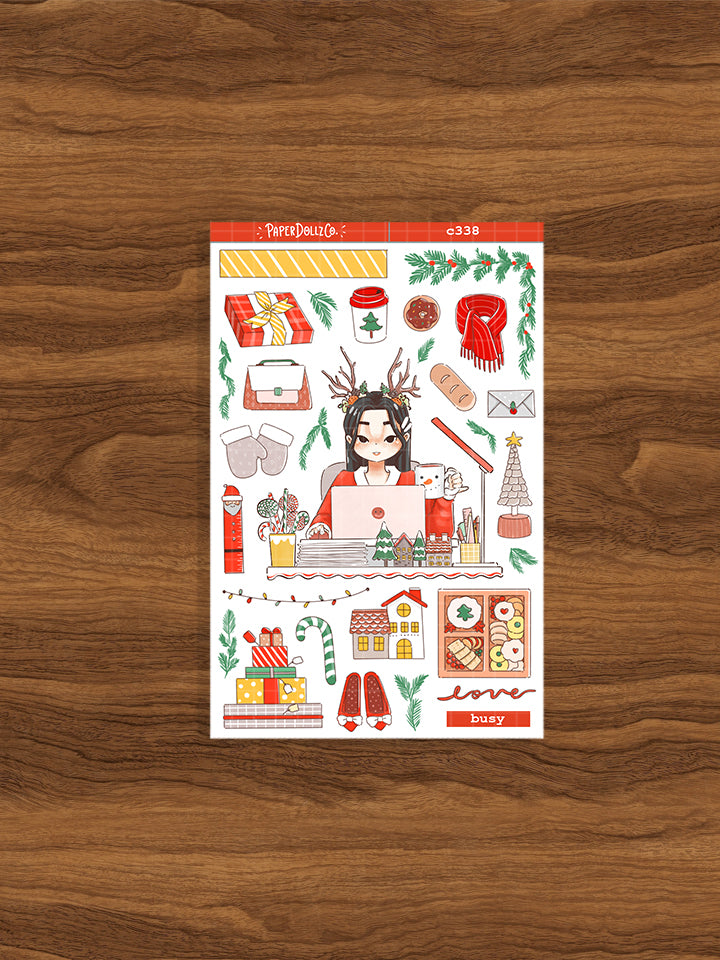 Busy| Joy to the Dolly World | Collection Stickers | c338