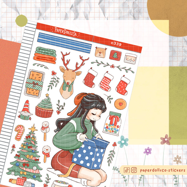 Lavish Holiday Collection Stickers | c339