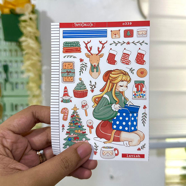 Lavish Holiday Collection Stickers | c339