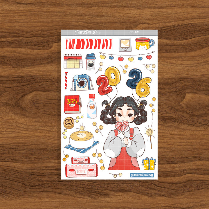 Promising | Year of the Rising Dragon | Collection Stickers | C342