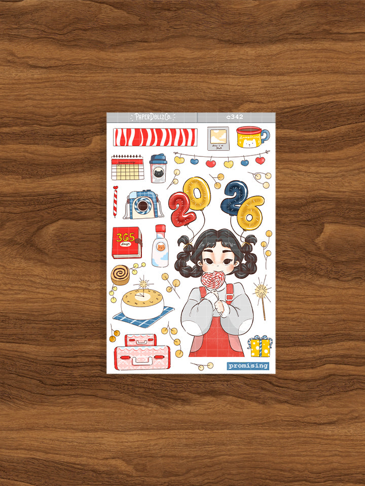 Promising | Year of the Rising Dragon | Collection Stickers | C342