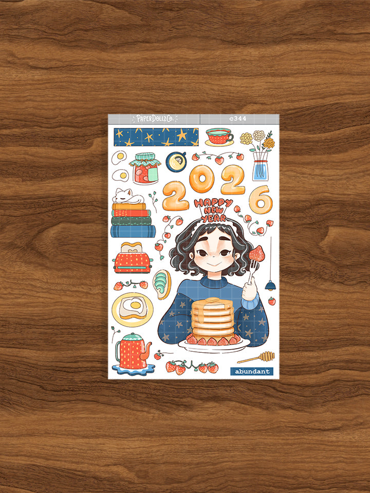 Abundant | New Year | Collection Stickers | C344
