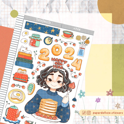 Abundant New Year Collection Stickers | C344