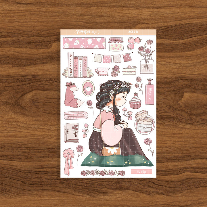 Lively | Spring Blossoming | Collection Stickers | C348