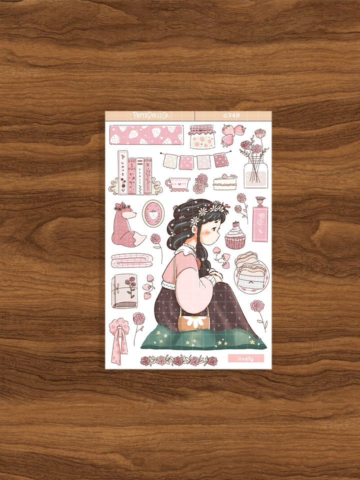 Lively | Spring Blossoming | Collection Stickers | C348