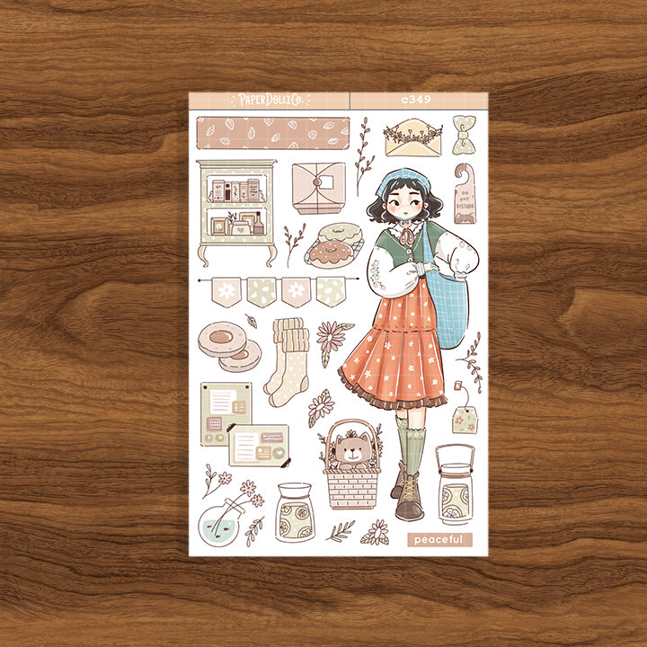 Peaceful | Spring Blossoming | Collection Stickers | C349