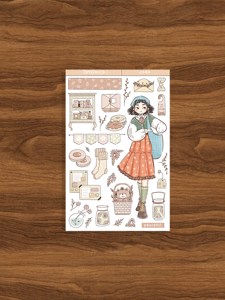 Peaceful | Spring Blossoming | Collection Stickers | C349