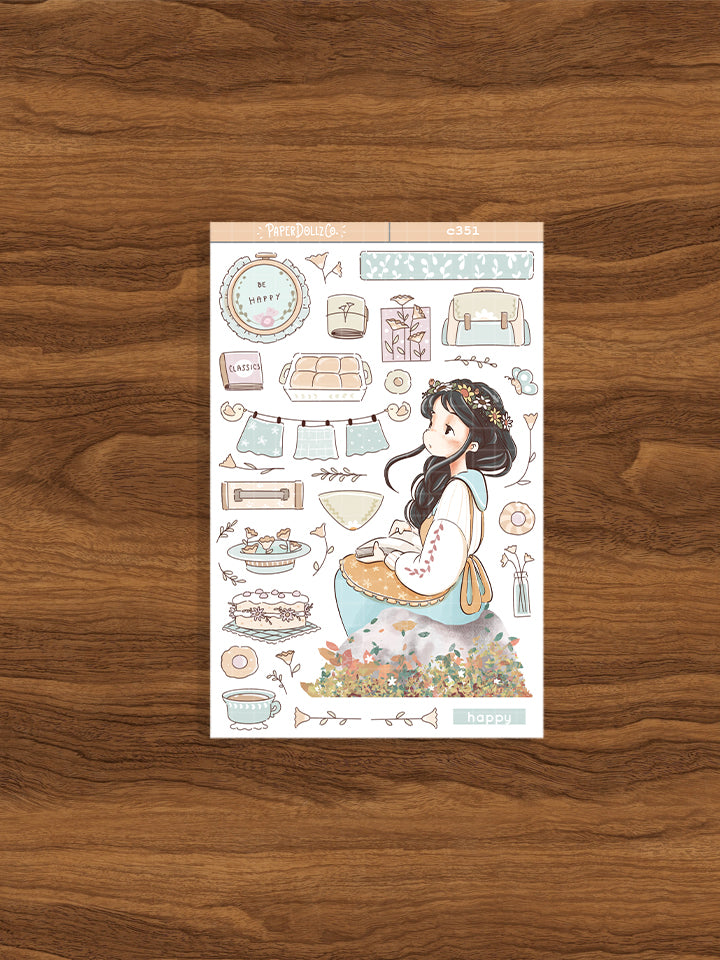 Happy | Spring Blossoming | Collection Stickers | C351