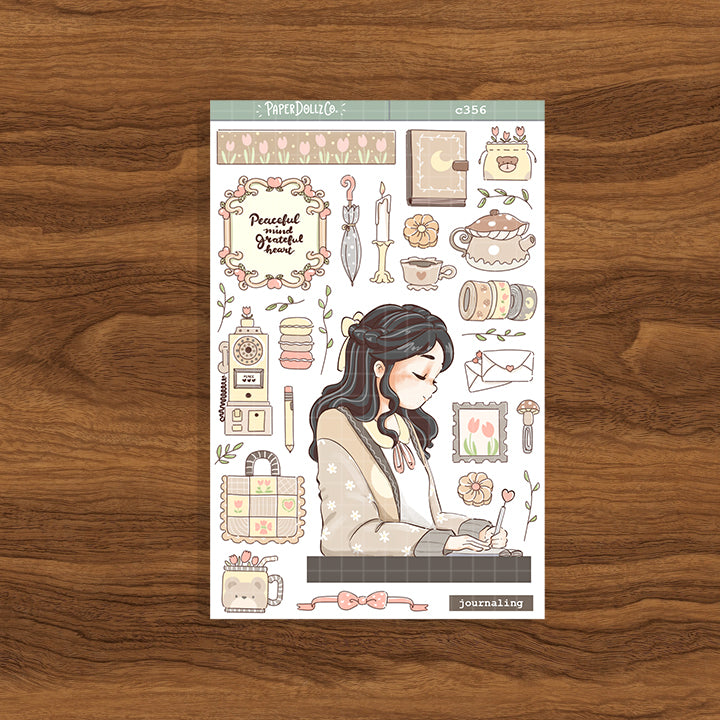 Journaling | Alone Time | Collection Stickers | C356