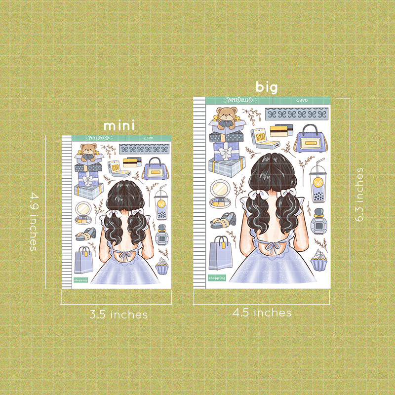 Shopping | Crowning Glory | Collection Stickers | C370