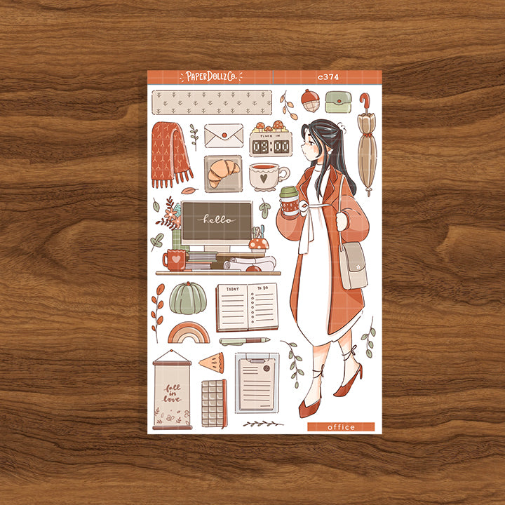 Office | Fabulous Fall | Collection Stickers | C374