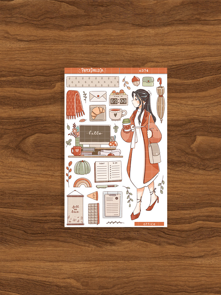 Office | Fabulous Fall | Collection Stickers | C374