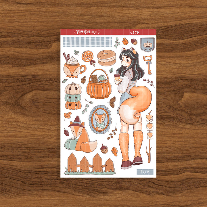 Fox | Fluffy Tails | Collection Stickers | C379