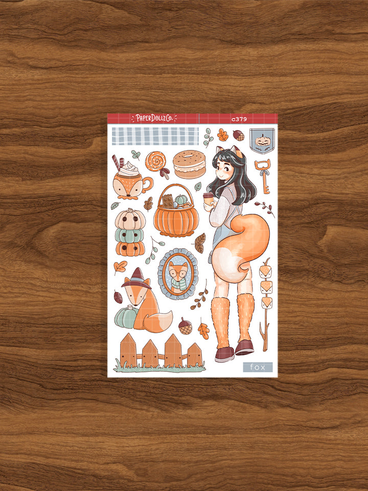 Fox | Fluffy Tails | Collection Stickers | C379
