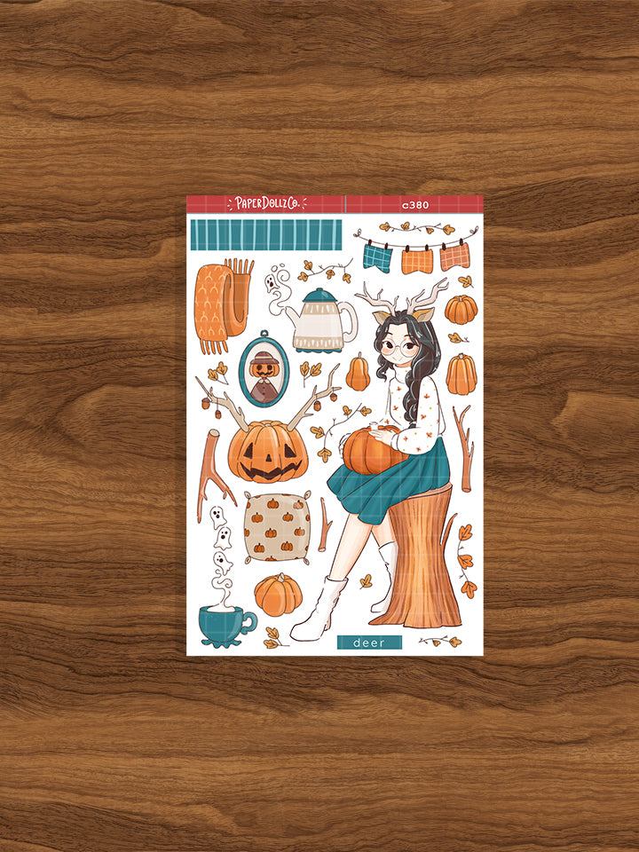 Deer | Fluffy Tails | Collection Stickers | C380