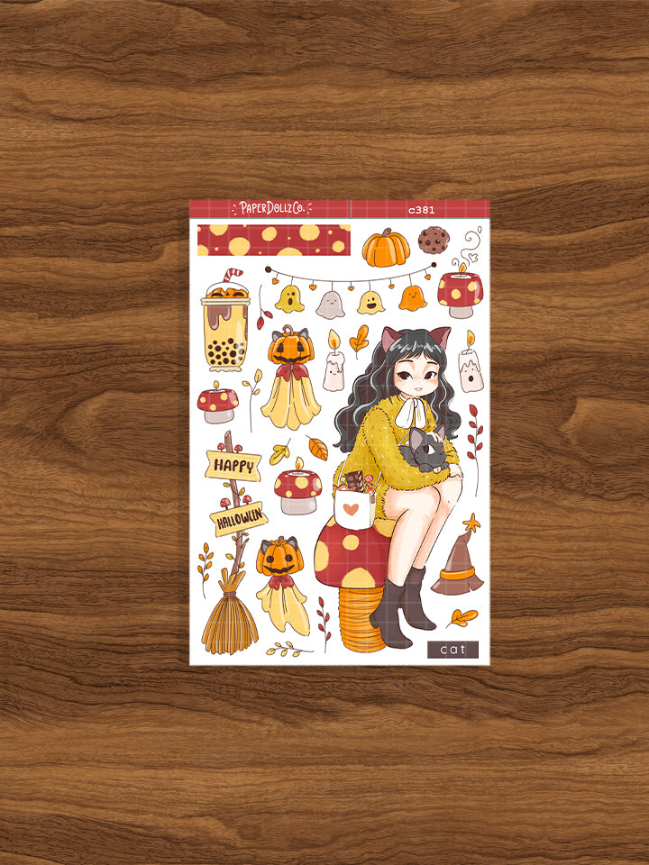 Cat | Fluffy Tails | Collection Stickers | C381