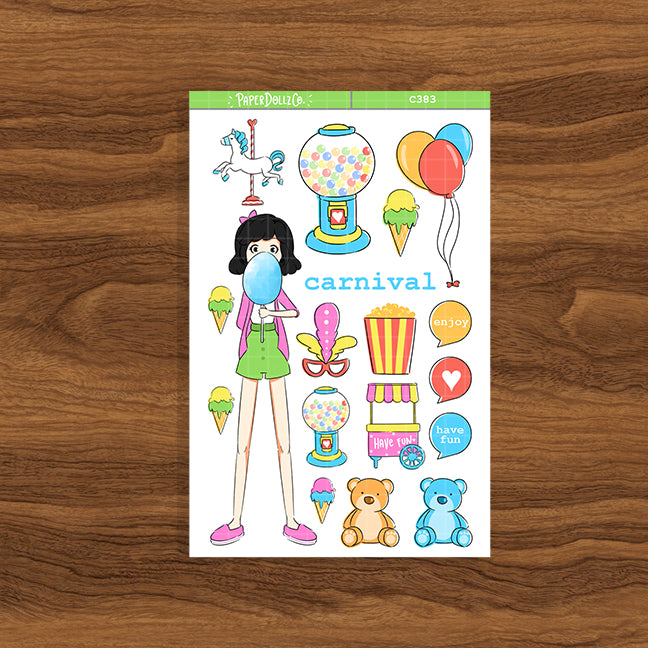 Carnival Collections Sticker | C383