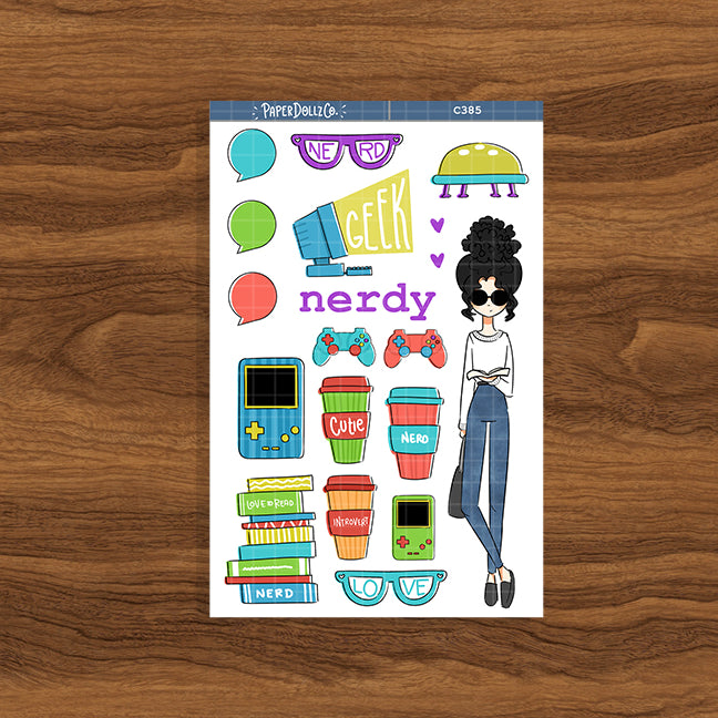 Nerdy Collections Sticker | C385