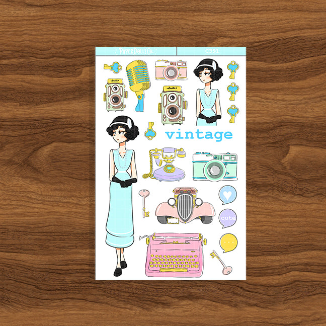 Vintage Collections Sticker | C391