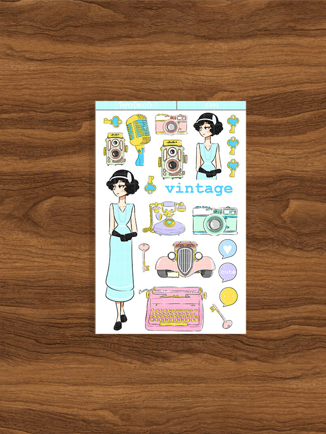 Vintage Collections Sticker | C391