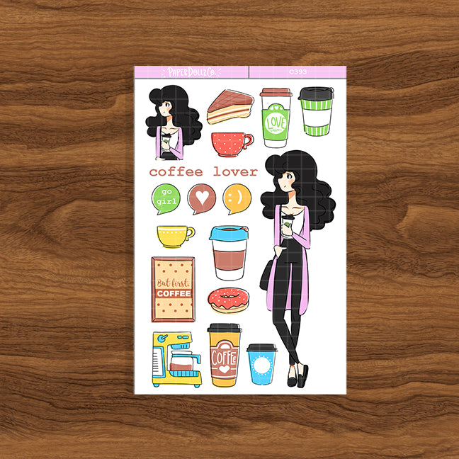 Coffee Lover Collections Sticker | C393