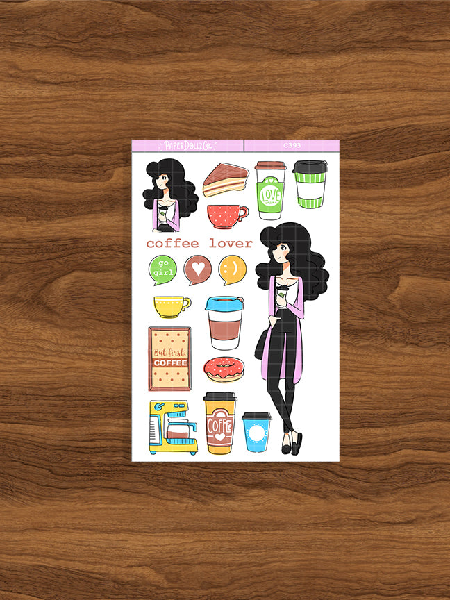 Coffee Lover Collections Sticker | C393