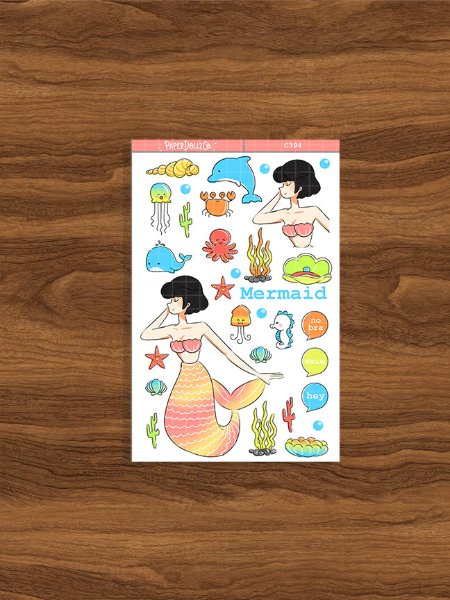 Mermaid Collections Sticker | C394