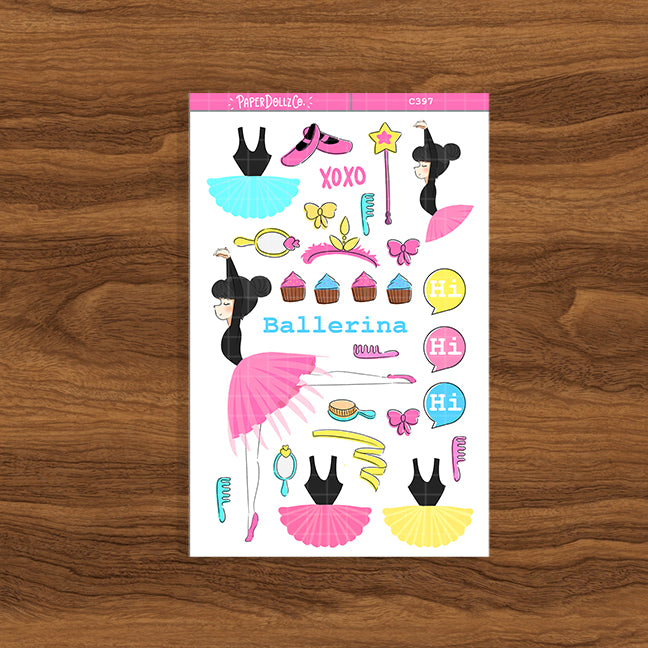 Ballerina Collections Sticker | C397