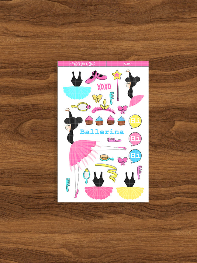 Ballerina Collections Sticker | C397