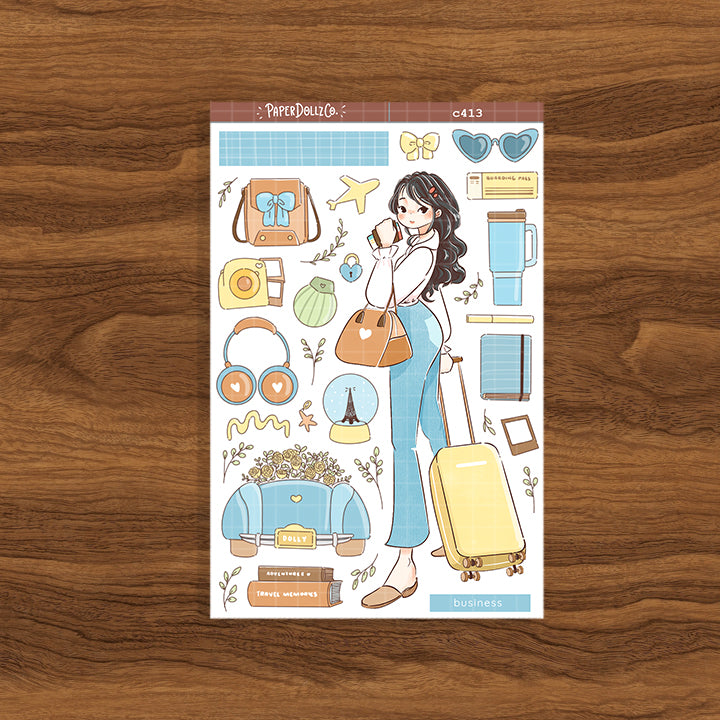 Business | Wanderlust | Collection Stickers | C413