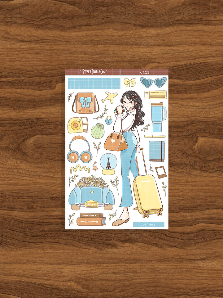 Business | Wanderlust | Collection Stickers | C413