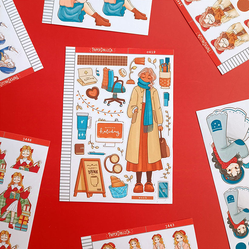 Work | Winter Solstice | Collection Stickers | C419