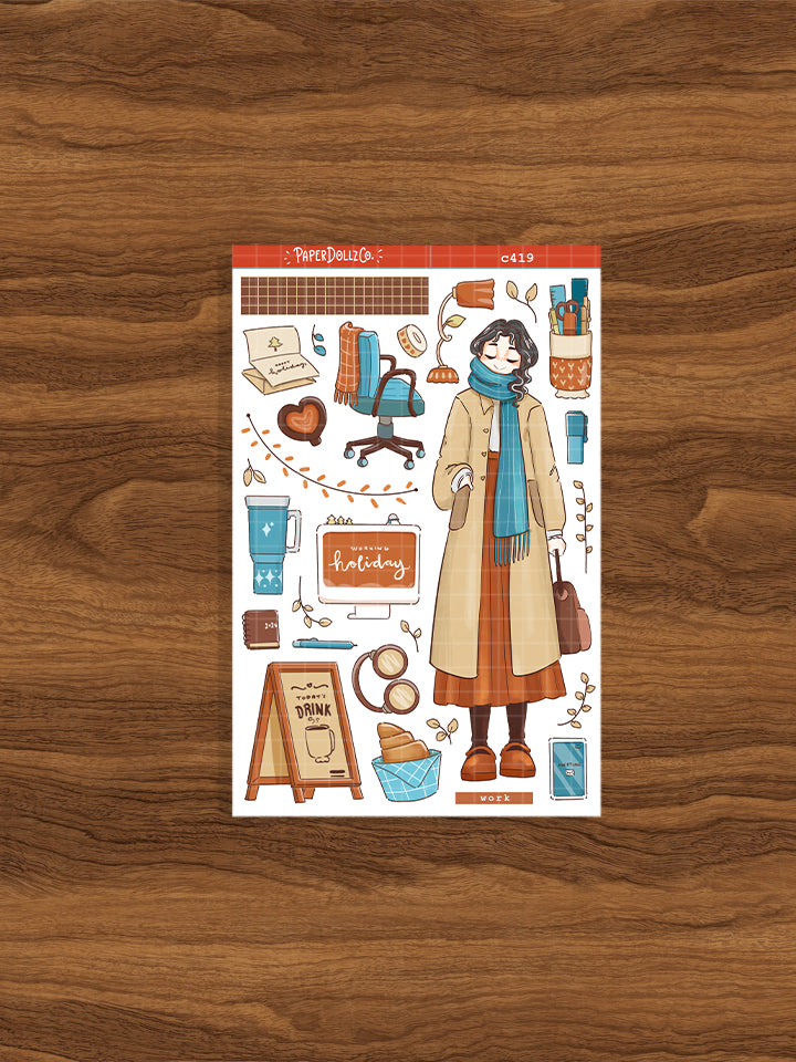 Work | Winter Solstice | Collection Stickers | C419