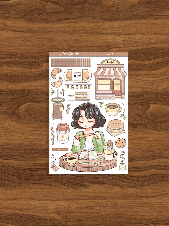 Cafe | Planner Girl | Collection Stickers | C423