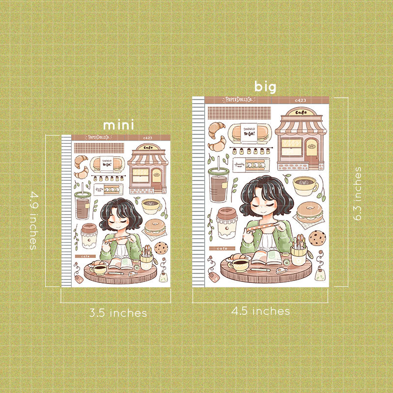 Cafe | Planner Girl | Collection Stickers | C423