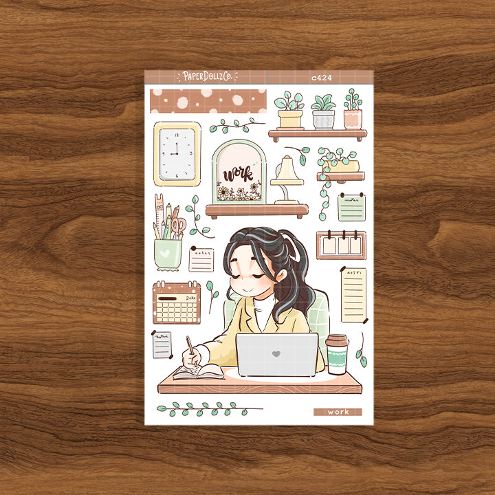 Work | Planner Girl | Collection Stickers | C424