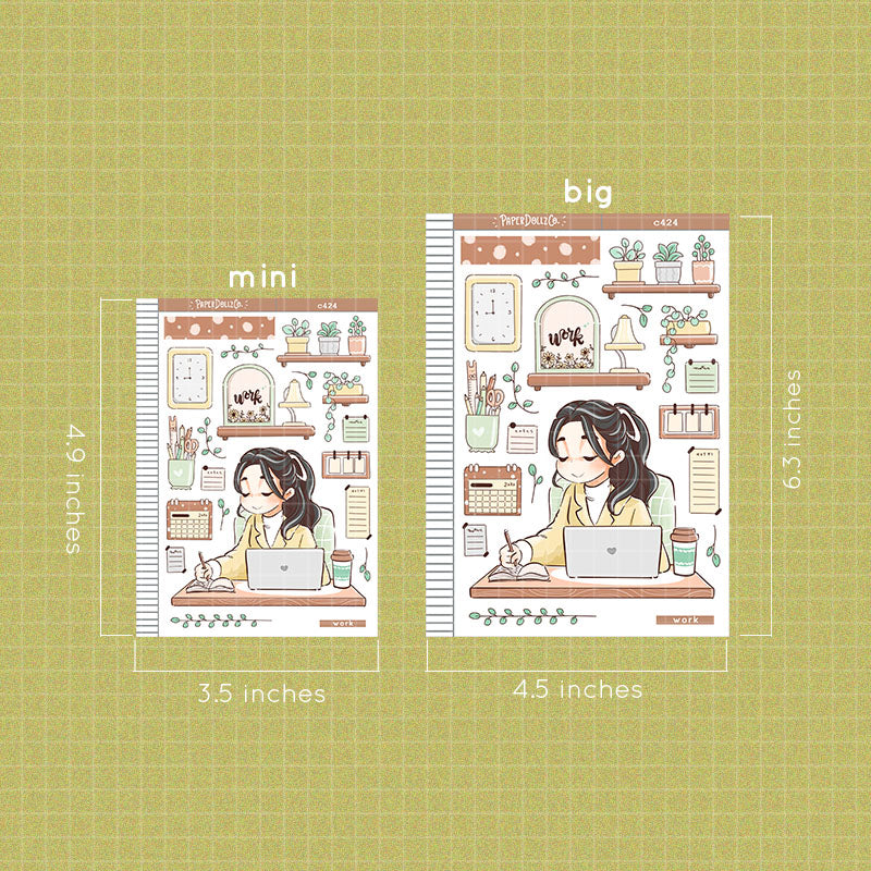 Work | Planner Girl | Collection Stickers | C424