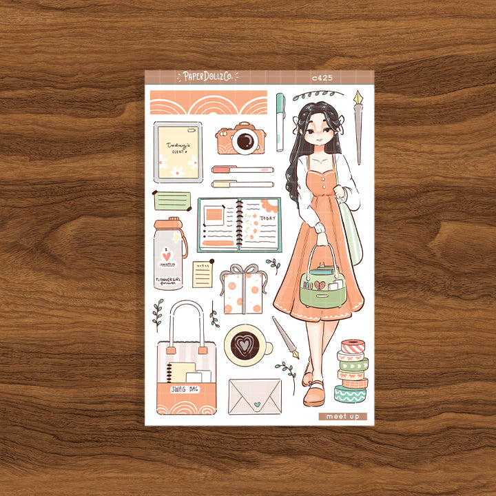 Meet Up | Planner Girl | Collection Stickers | C425