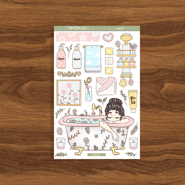 Bath | Reclaiming My Radiance | Collection Stickers | C427