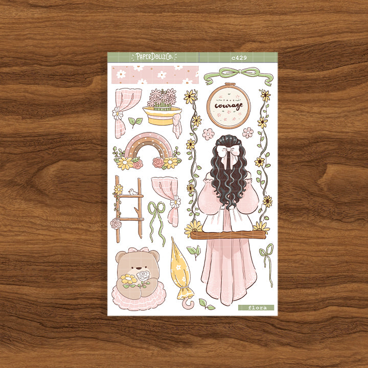 Flora | Reclaiming My Radiance | Collection Stickers | C429