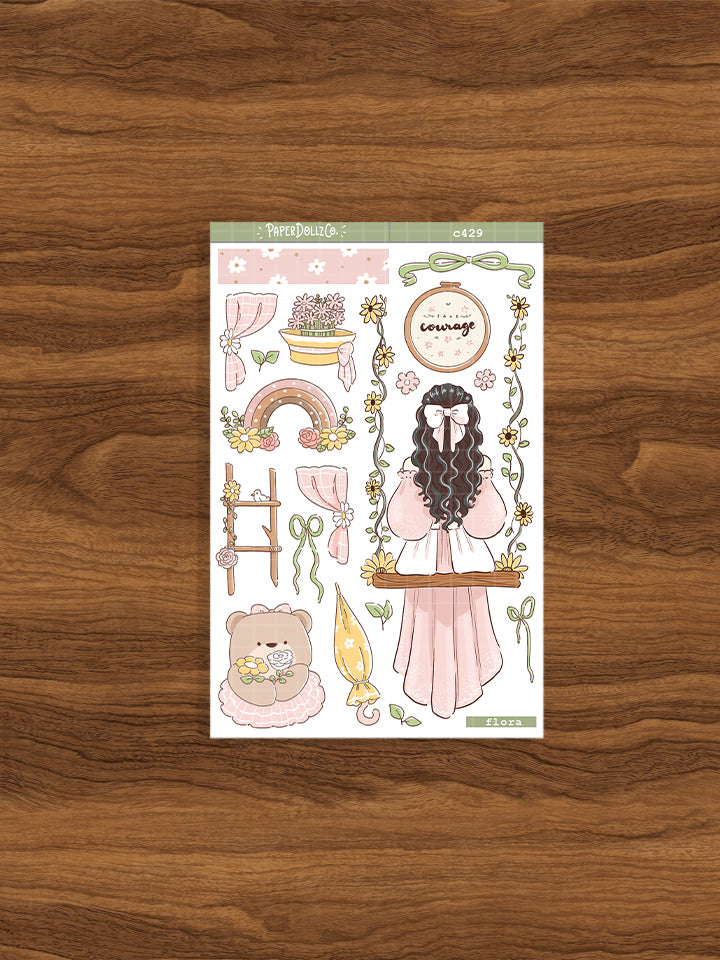 Flora | Reclaiming My Radiance | Collection Stickers | C429