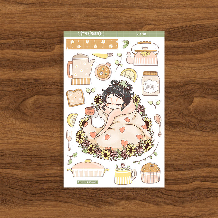 Breakfast | Reclaiming My Radiance | Collection Stickers | C430