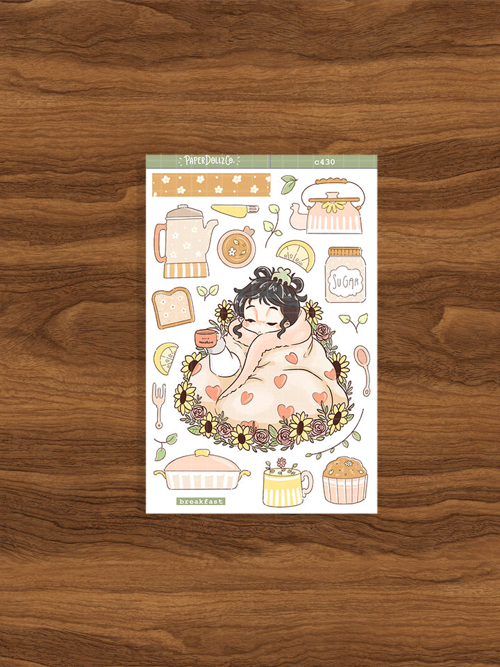Breakfast | Reclaiming My Radiance | Collection Stickers | C430
