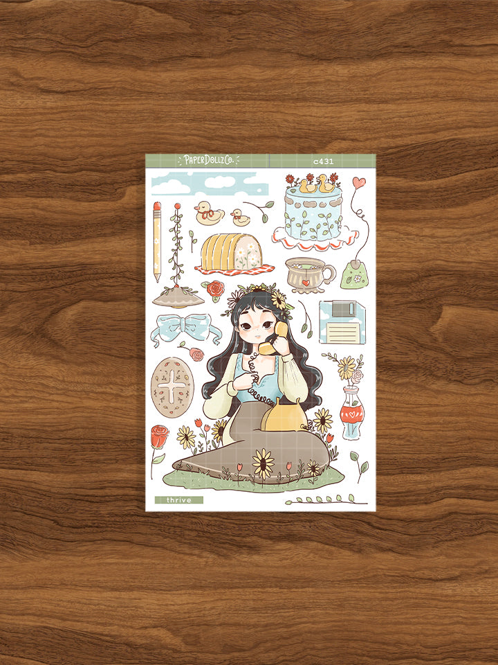 Thrive | Reclaiming My Radiance | Collection Stickers | C431