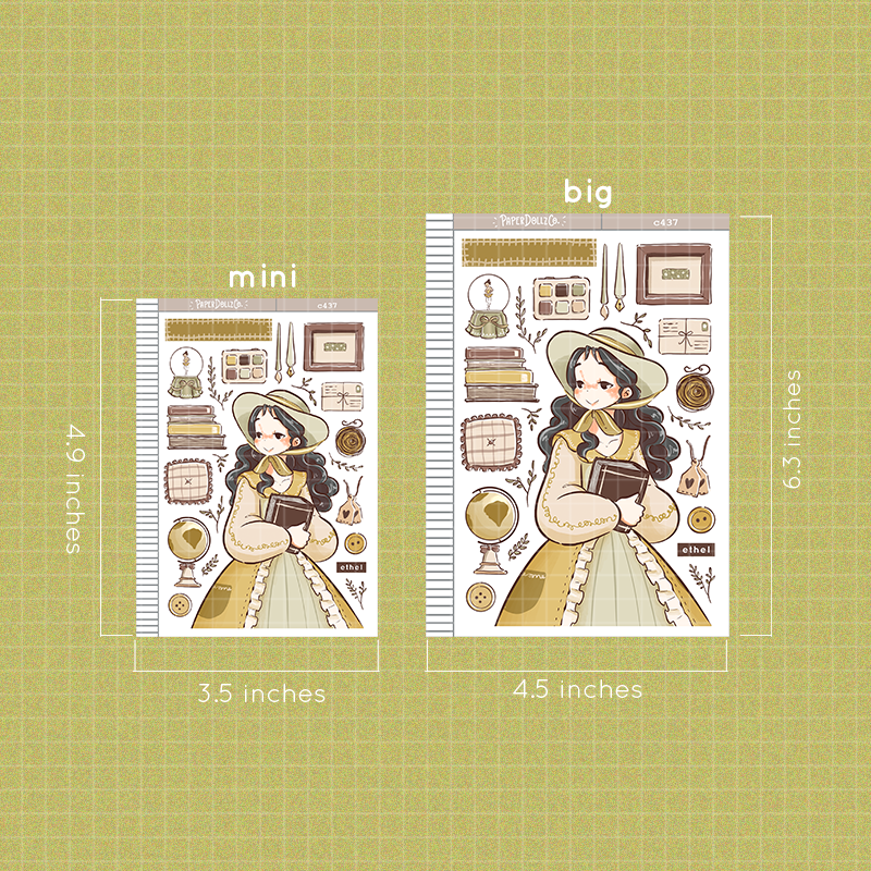Ethel | Victorian Muses | Collection Stickers | C437