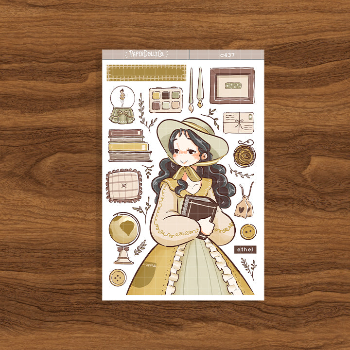 Ethel | Victorian Muses | Collection Stickers | C437