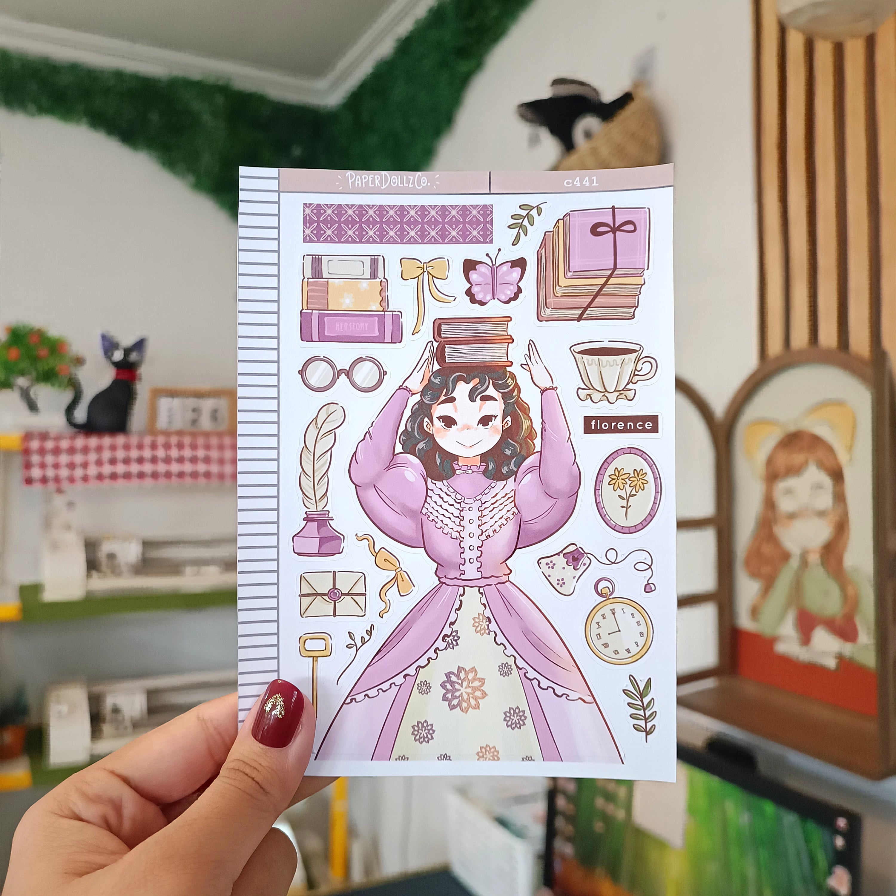 Florence | Victorian Muses | Collection Stickers | C441