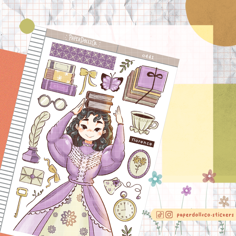Florence | Victorian Muses | Collection Stickers | C441