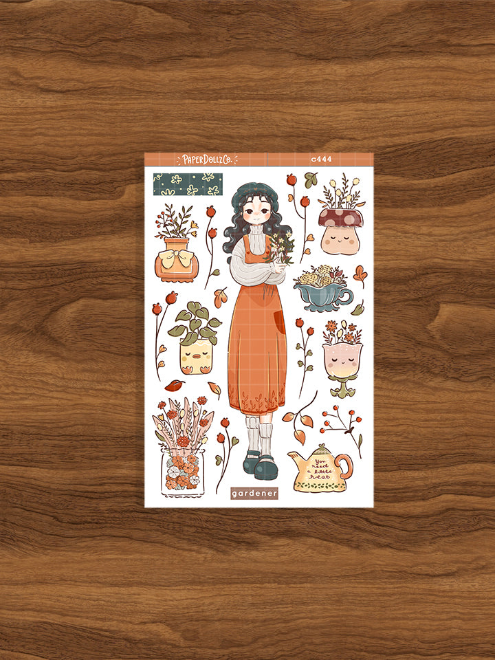 Gardener | Cozy Harvest | Collection Stickers | C444